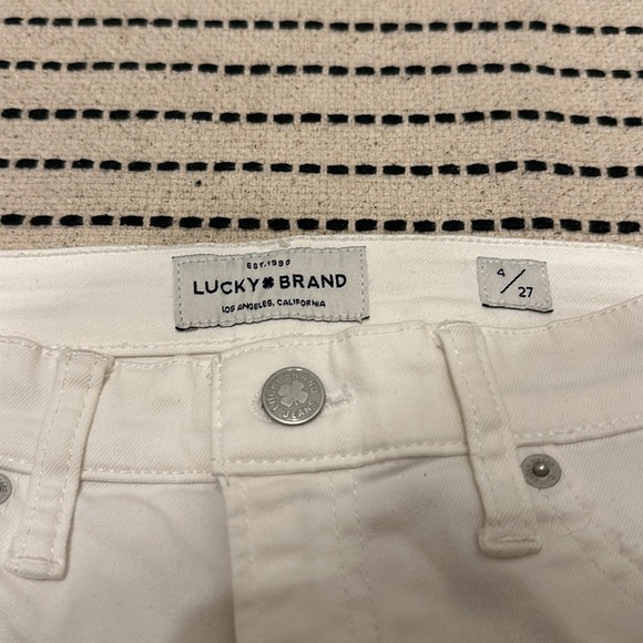 Lucky Brand Brigitte Crop White Skinny Jeans - Picture 4 of 6